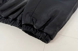 90s Polo Ralph Lauren Leather SwingTop jacket L Black