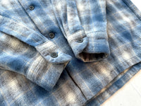 90s Pendleton ShadowPlaid Board Shirt M Turquoise