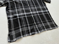 90s Polo Ralph Lauren CALDWELL Plaid Shirt M Black&White