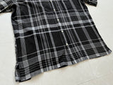 90s Polo Ralph Lauren CALDWELL Plaid Shirt M Black&White