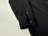90s WHITFIRLD Wool L/S Shirt L Black
