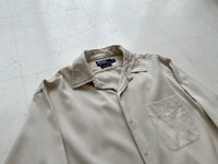 90s Polo Ralph Lauren MARLOWE L/S Shirt L Ivory