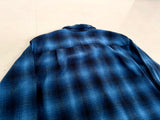90s Pendleton Shadow Plaid Board Shirt L Blue