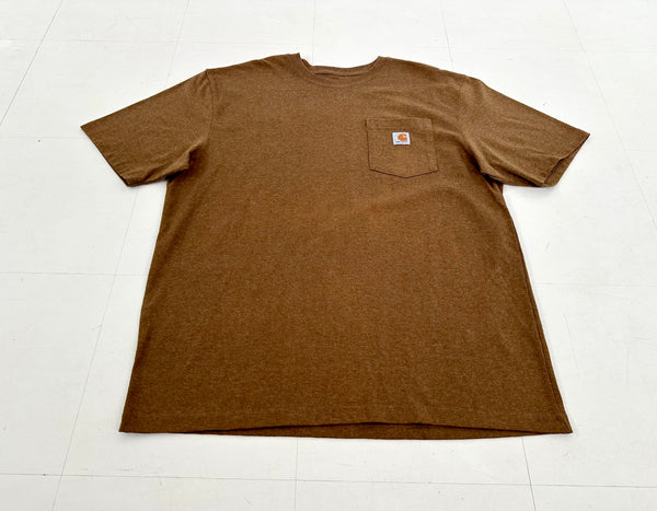 Used Carhartt Pocket T-shirt L Brown