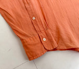 90s Polo Ralph Lauren Linen L/S Shirt XL Orange