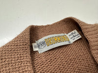 60s DRUMMOND Mohair Cardigan M MilkteaBrown
