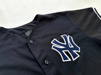 90s NY Yankees Majestic Baseball Shirt XL Black