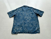 90s Polo Ralph Lauren Big Paisley Shirt L IndigoBlue
