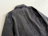 90s Carhartt Michigan Unlined Chore Coat L CU1005 Black