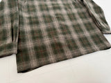 90s Pendleton Shadow Plaid Board Shirt M Olive