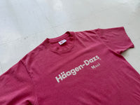 80s Haagen Dazs MAUI T Shirt M CoralPink