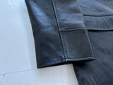90s Polo Ralph Lauren Leather CarCoat L Black