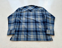 90s Pendleton Shadow Plaid Western Jacket XL Blue