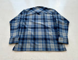 90s Pendleton Shadow Plaid Western Jacket XL Blue