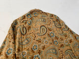 90s Polo Ralph Lauren BONNARD Paisley L/S Shirt M LightBrown