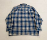 90s PENDLETON Shadow Plaid Board Shirt M Turquoise