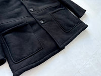 80s Polo Ralph Lauren Mouton Coat M Black