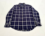 90s Polo Ralph Lauren Plaid L/S Shirt L Navy