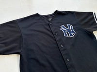 90s NY Yankees Majestic Baseball Shirt XL Black