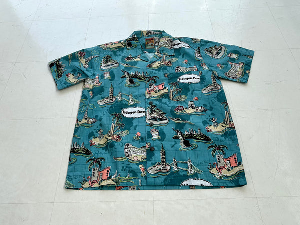 90s Haagen Dazs Hawaiian Shirt