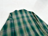 90s Polo Country Rayon ShadowPlaid L/S Shirt M green