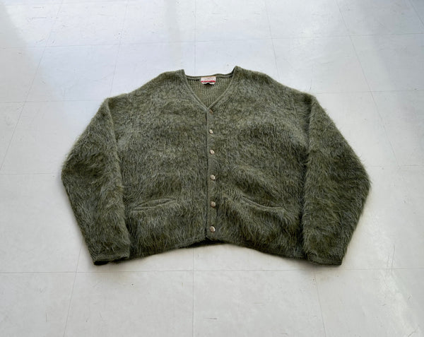 60s Jantzen Fuzzy Mohair Cardigan XL