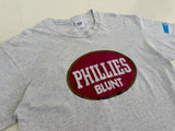 90s GFS Phillies Blunt Logo  T Shirt XL Gray
