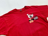 90s Haagen Dazs FINE HOST T shirt XL Red