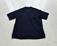 90s Polo Ralph Lauren CLAYTON Polka Dot Rayon Loop Shirt L