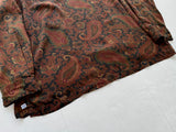90s Polo Ralph Lauren Rayon Paisley L/S Loop Shirt L
