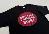 90s GFS Phillies Blunt Logo T Shirt XL Black