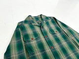 90s Polo Country Rayon ShadowPlaid L/S Shirt M green