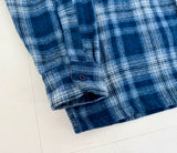 90s PENDLETON Shadow Plaid Board shirt L DeepBlue