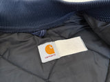 90s Carhartt Duck Vest L V01 NavyBlue