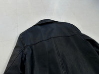 90s GAP Leather Car Coat XS