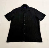Ralph Lauren Purple Label Linen S/S Shirt L Black