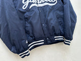 NewYork Yankees Nylon Varsity Jacket L Navy