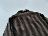 60s Pendleton Shadow Plaid Striped Loop Shirt XL