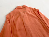 90s Polo Ralph Lauren Linen L/S Shirt XL Orange