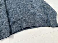 60s The Shaq Line Mohair Sweater L Navy