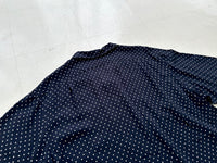 90s Polo Ralph Lauren CLAYTON Polka Dot Rayon Loop Shirt L