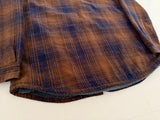 Columbia Shadow Plaid Shirt Jacket L Brown