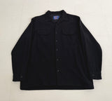 90s PENDLETON Wool Board L/S Shirt L Black