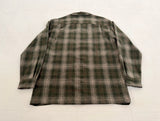 90s Pendleton Shadow Plaid Board Shirt M Olive
