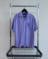 90s Polo RalphLauren Rayon Loop Shirt L Lavender