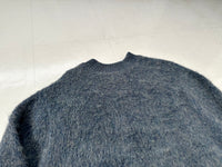 60s The Shaq Line Mohair Sweater L Navy