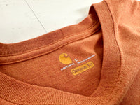 Used Carhartt Pocket T-shirt L Orange