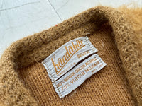 60s Kandahar Mohair Cardigan Goldenbrown