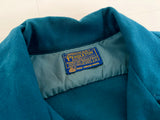60s Pendleton Plane Board Shirt M Emerald