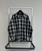 90s POLO Sport Rayon Shadow Plaid Loop Shirt L